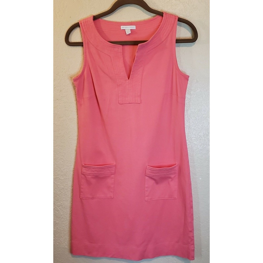 New York & Co Patch Pocket Shift Dress Sz Small - Picture 4 of 11